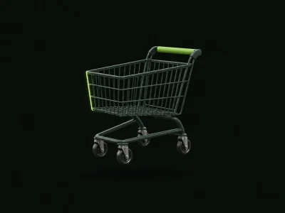 WooCommerce: un carrito de compras con detalle en verde lima